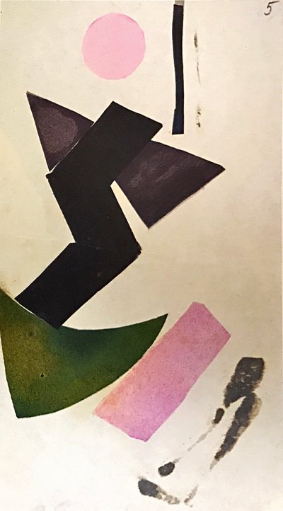 Niet-Objectieve Compositie door Olga Rozanova